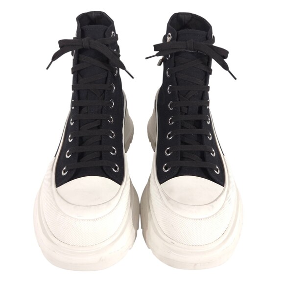 Alexander McQueen Tread Slick High-Top Sneakers US 12 EU 45 Mens Black $890 main image 13